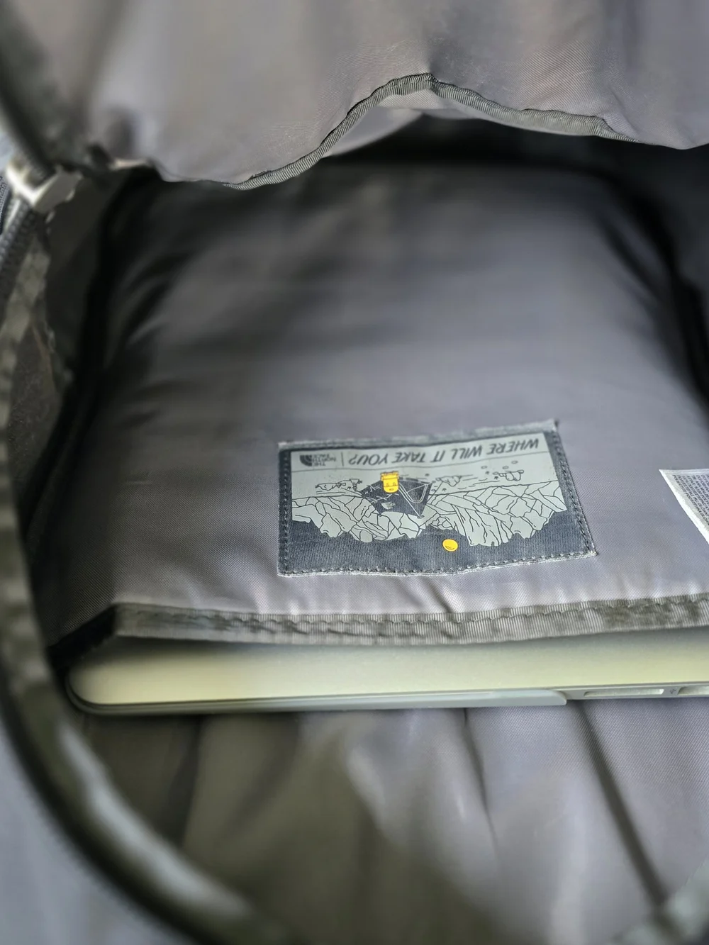 The North Face Jester Backpack - Olive Green & Black 28L Laptop & Pocket See Pic